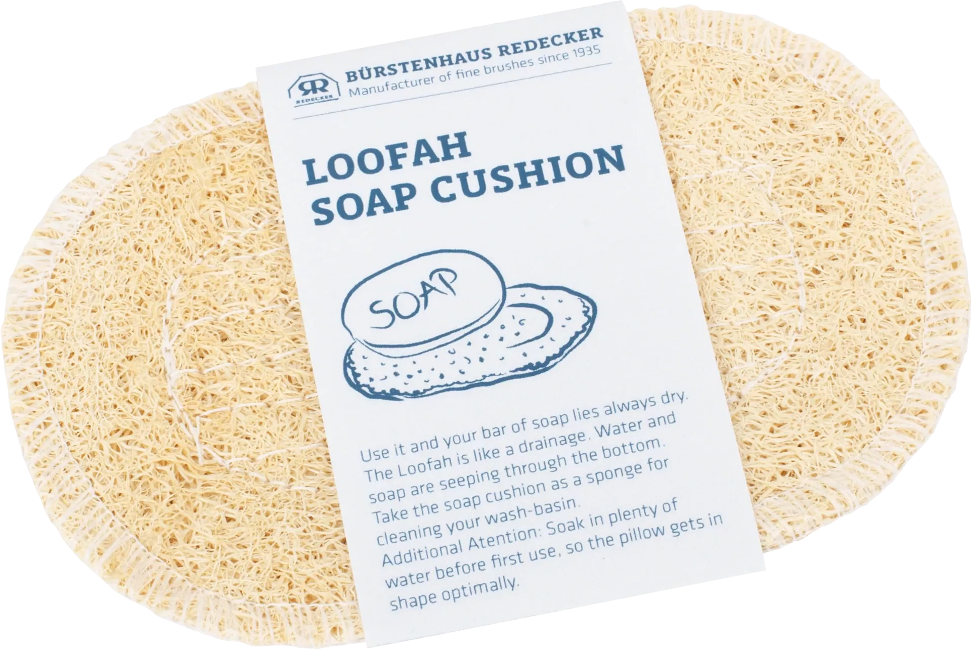 Burstenhaus Redecker Loofah Soap Cushion (oval)