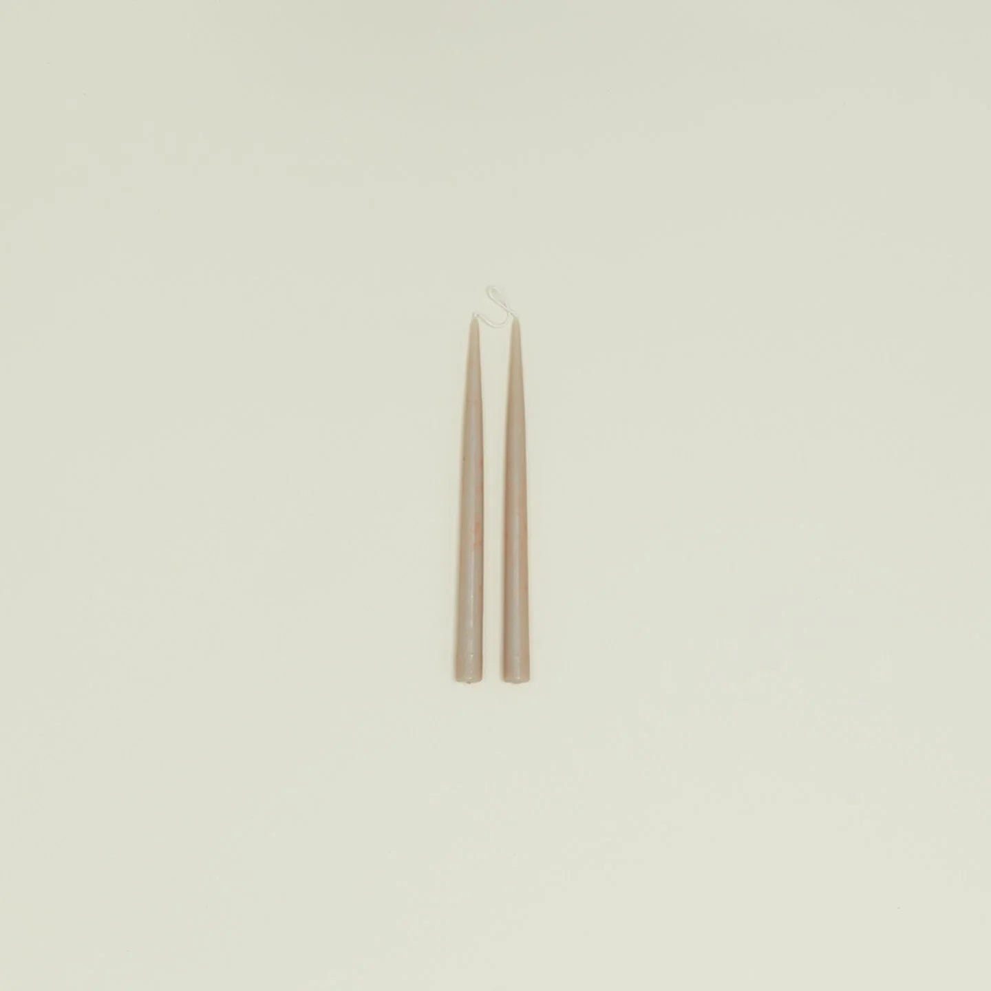 Danica Hand Dipped Tapers - Taupe