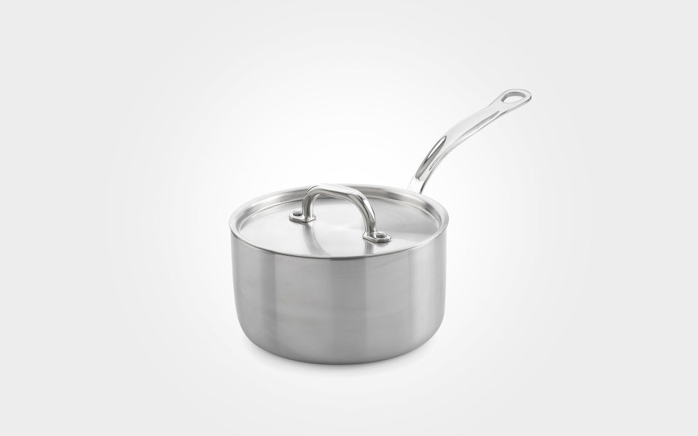 Samuel Groves Classic 16cm Stainless Steel Triply Saucepan & Lid 1.5LT