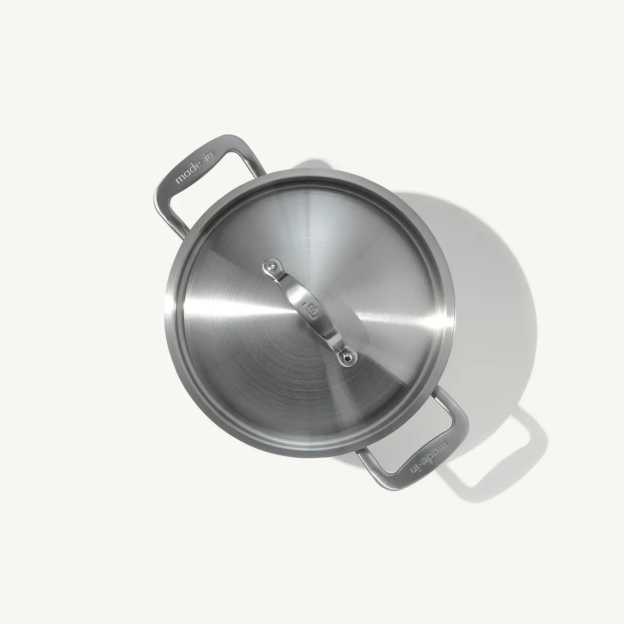 MADE IN 6 Qt Stainless Stock Pot Set / Lid
