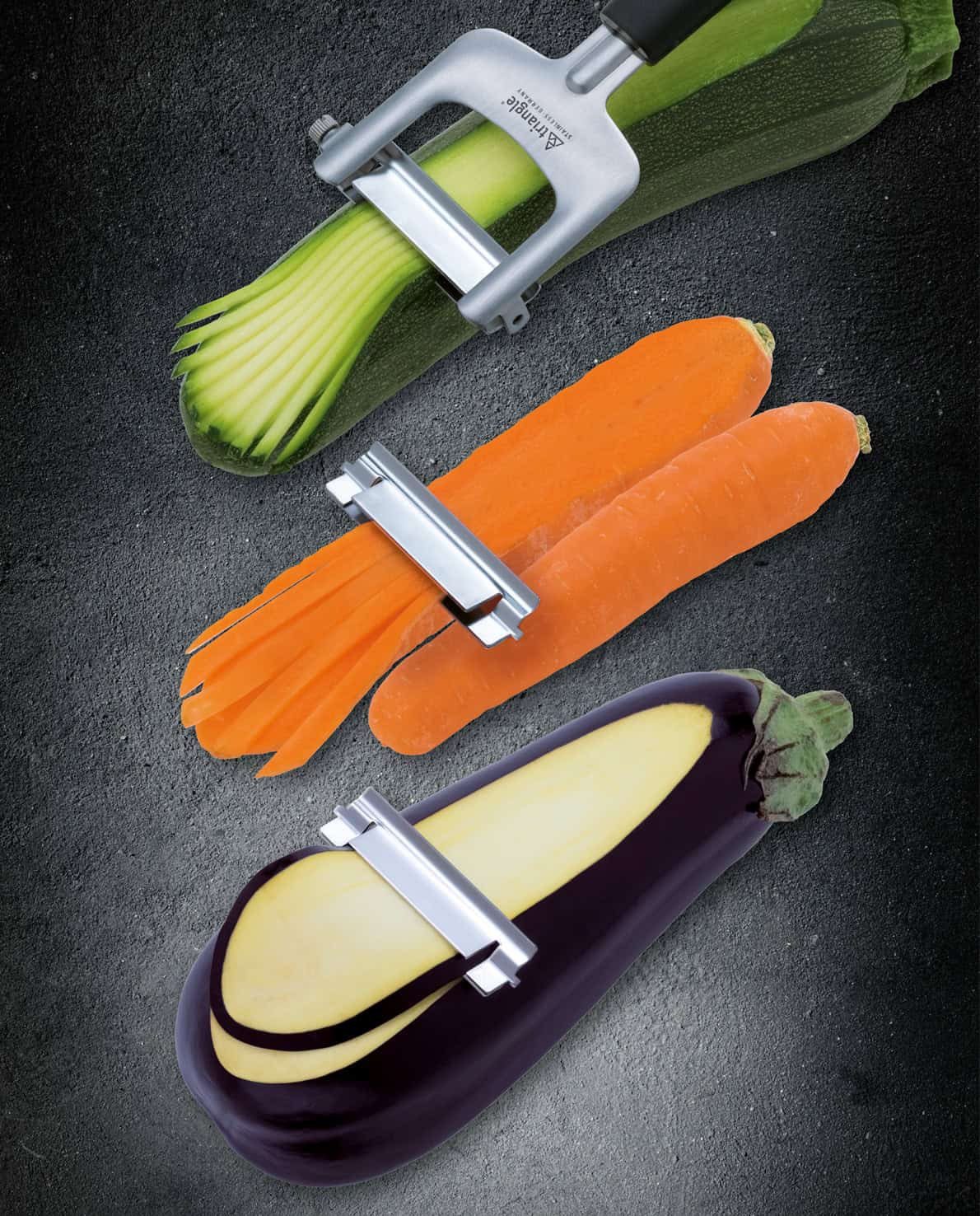 TRIANGLE Julienne Cutter Set, 3 pcs.