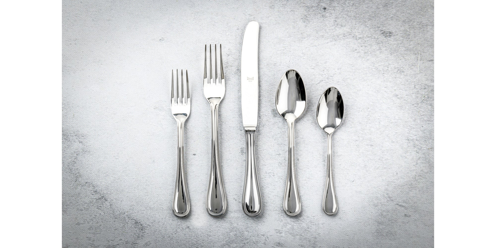 Mepra Stainless Steel Perla 5 pcs Place Setting