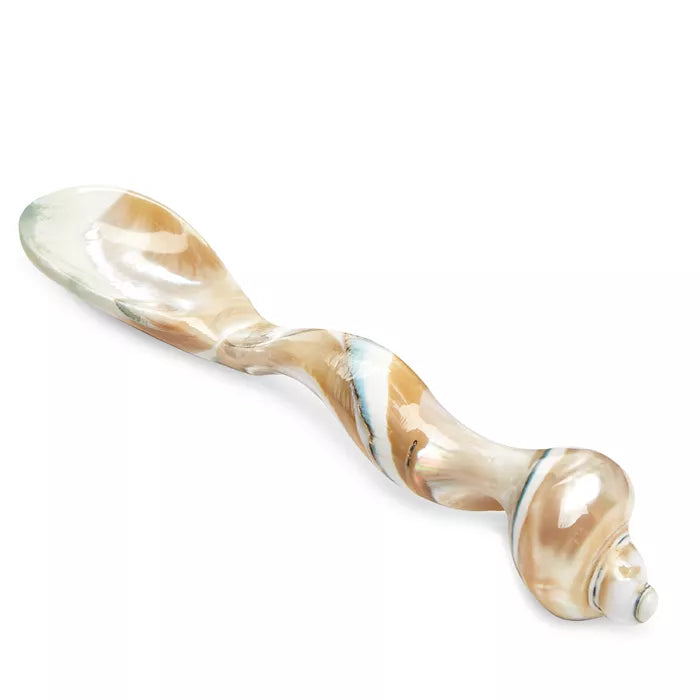 Lily Juliet Large Caviar Spoon in Natural Shell