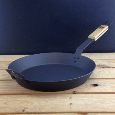 Netherton Foundry 12" (30cm) Spun Iron Frying Pan with Front Handle