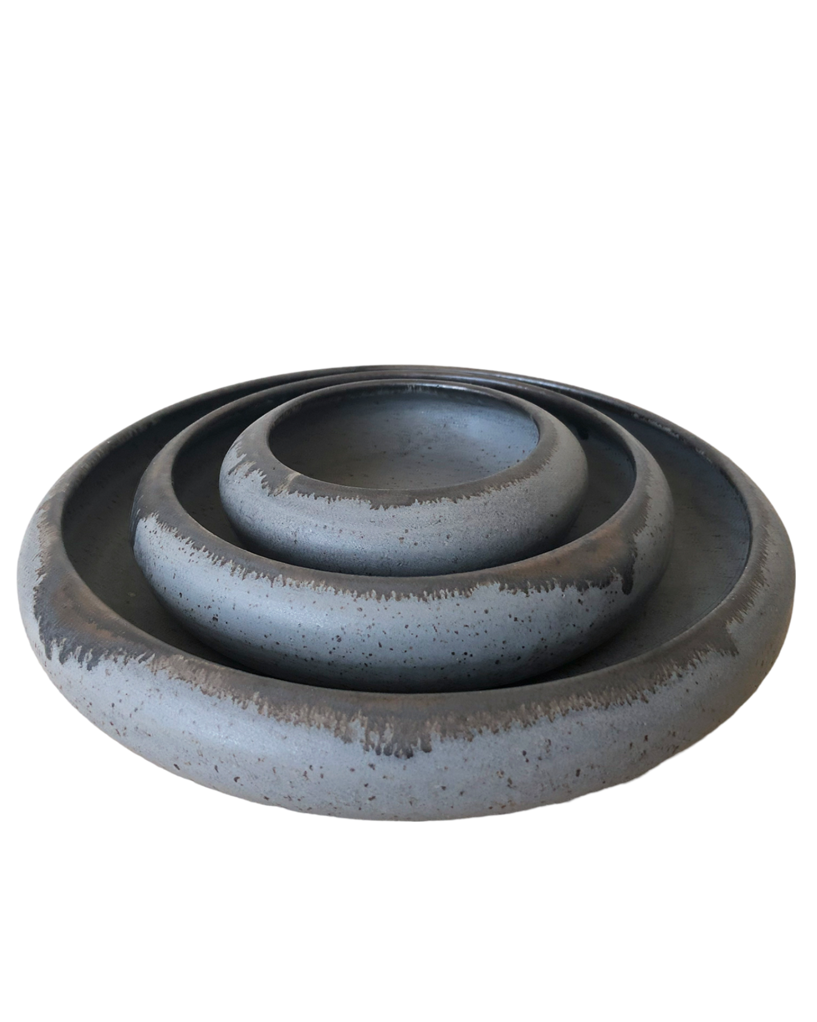 Luna Crescent Plates: Shale / Dinner Plate