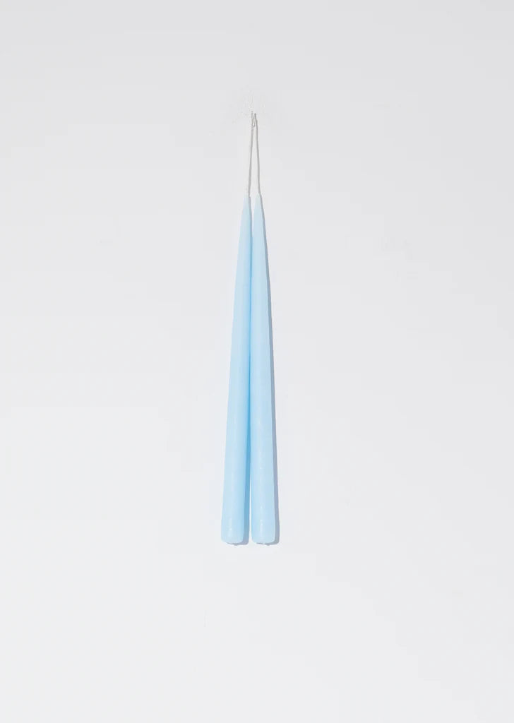 Danica Hand Dipped Tapers - Ice Blue