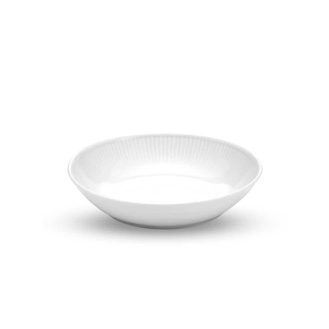 Pillivuyt Plisse Shallow Bowl 9" diam x 1.75" H - 28 oz