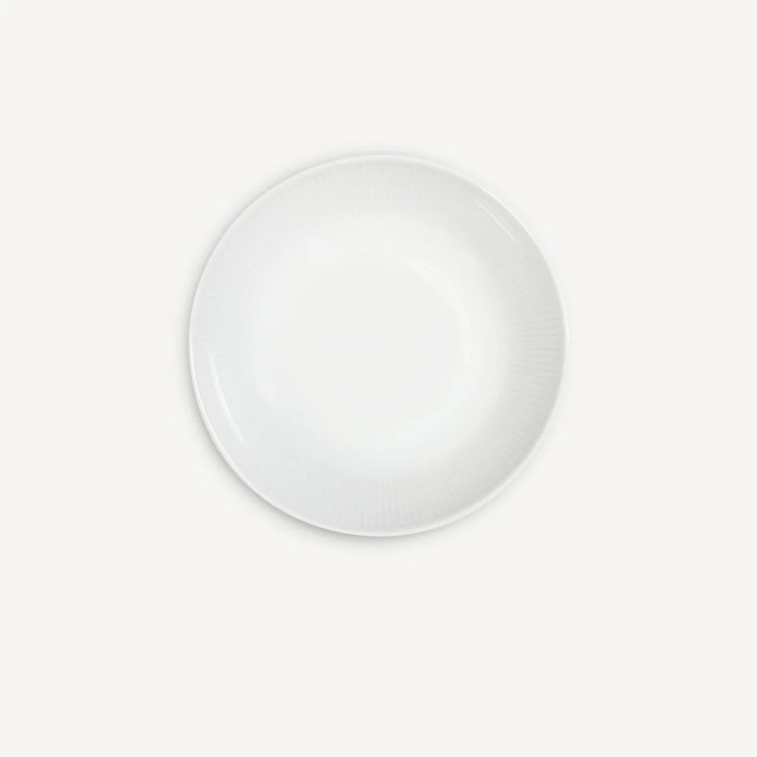 Pillivuyt Plisse Shallow Bowl 9" diam x 1.75" H - 28 oz