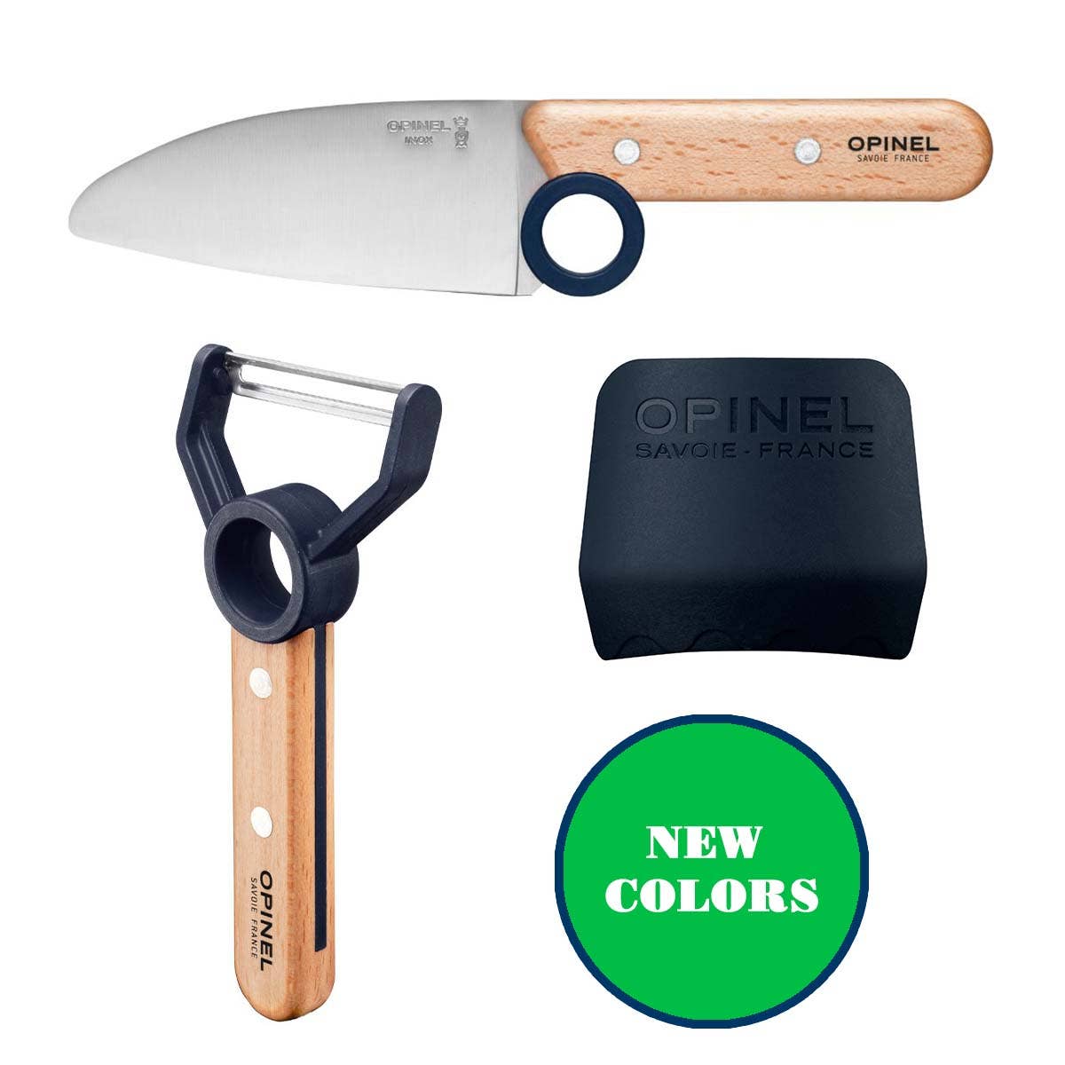 Le Petit Chef 3pc Knife Set (New Colors): Red