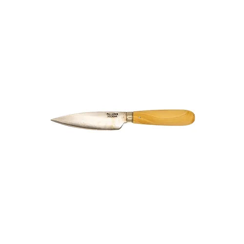Pallares Solsona Carbon Steel Rounded 3.5"/9cm Kitchen Knife with Boxwood Handle
