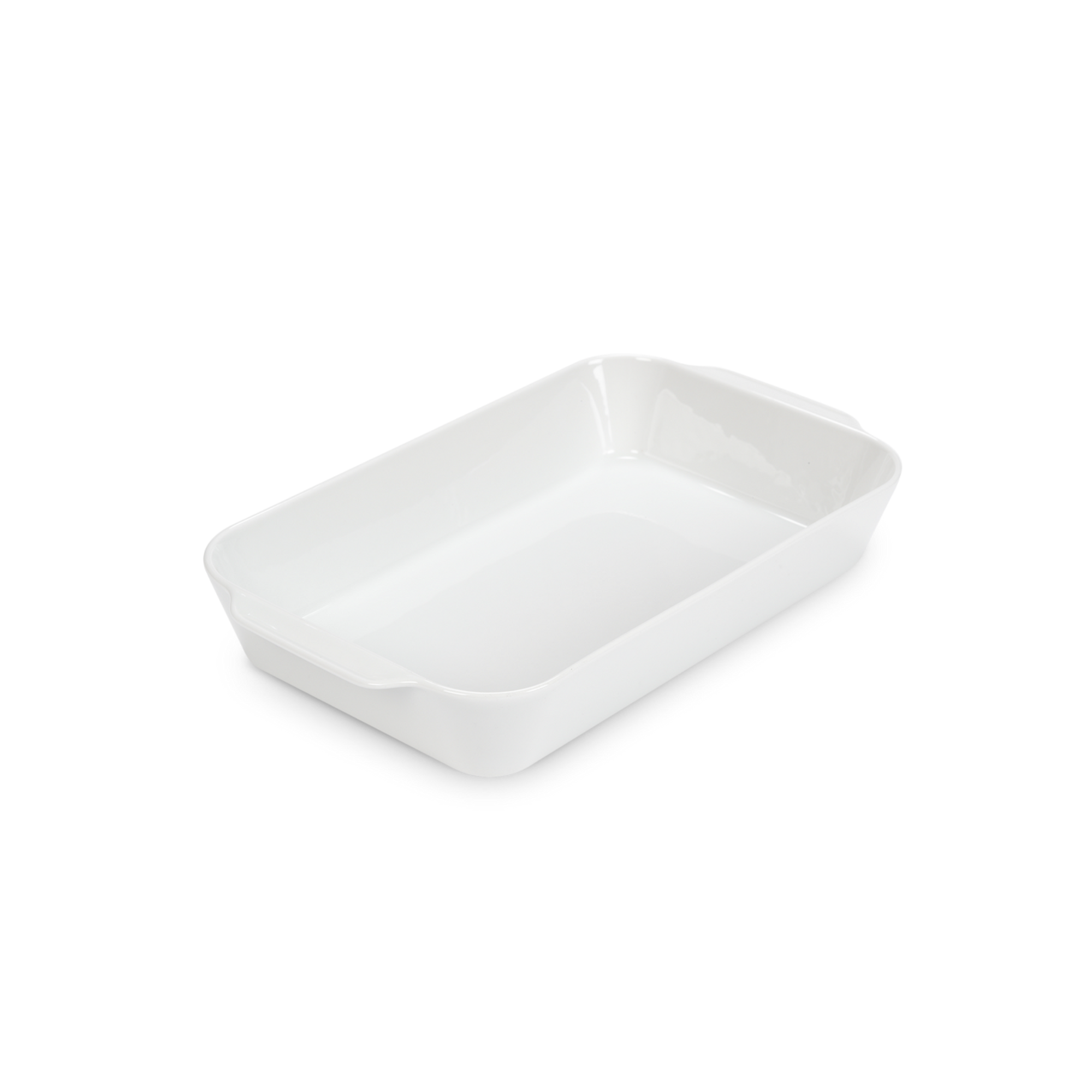 Pillivuyt Deep Rectangular Roaster With Ears Extra Large 15" L x 10" W x 3" H - 5.5 qt