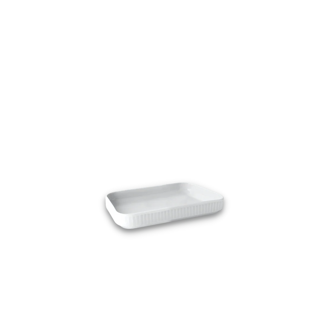Pillivuyt Plisse Tapas Dish 7" L x 4.5" W