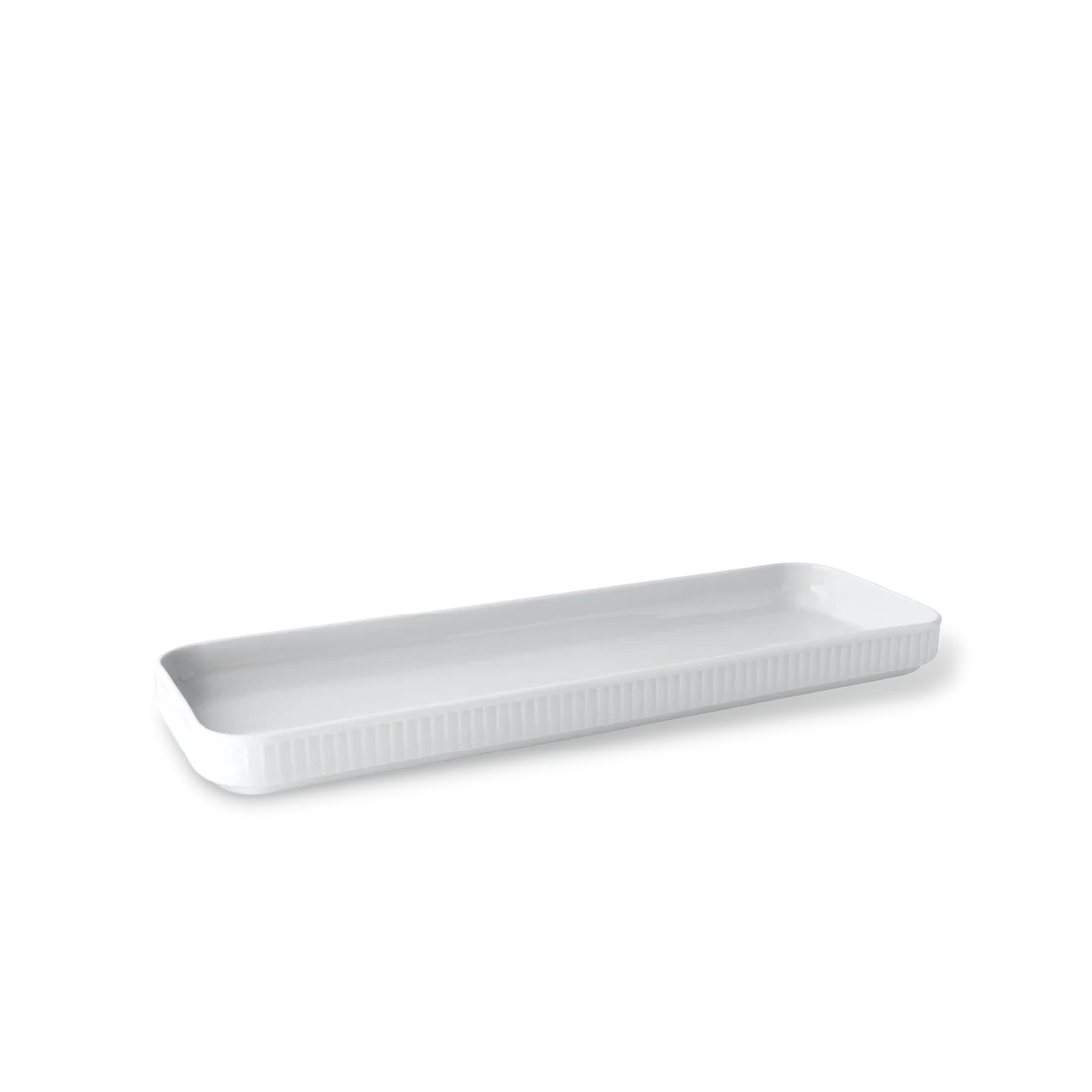 Pillivuyt Plisse Tapas Dish 14" L x 4.5" W x 1.25" H - 20 oz