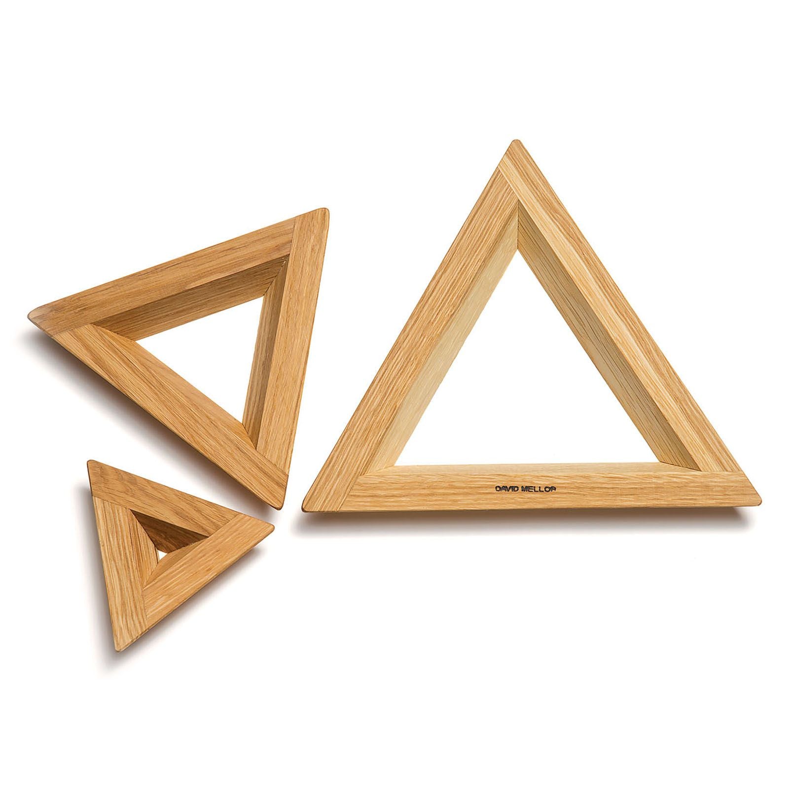 David Mellor Trivets, Oak, Set of 3