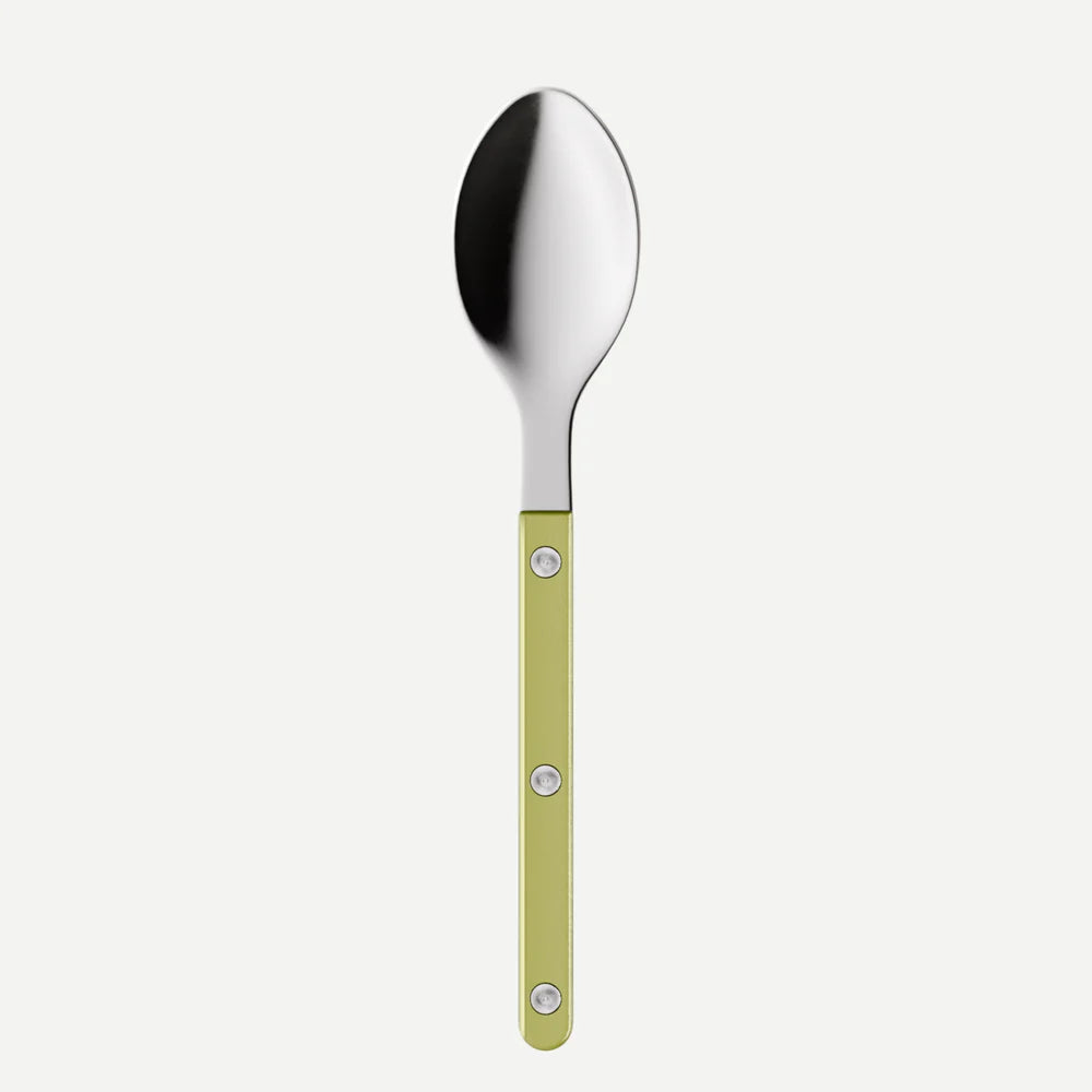 Sabre Teaspoon Bistrot Pearly in Moss and Shiny Finish