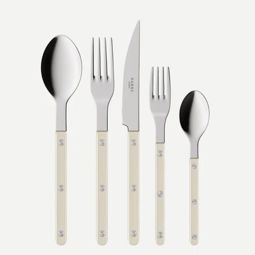 Sabre Bistro Pearly, Pearl 5 pieces cutlery set