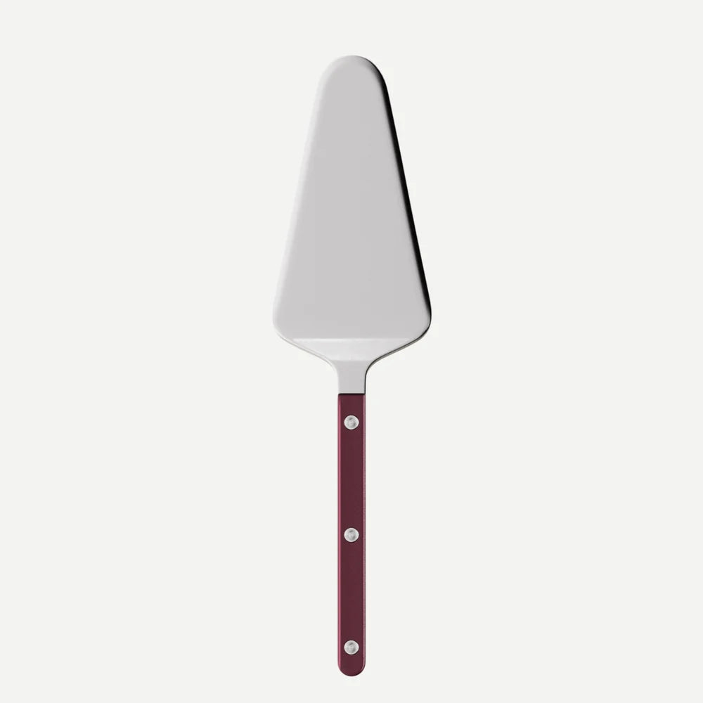 Sabre Tart Server Bistrot Pearly in Aubergine and Shiny Finish