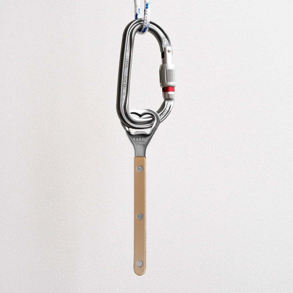 Sabre Bottle Opener Bistrot Pearly in Caramel and Shiny Finish