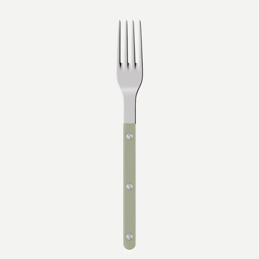 Sabre Dinner Fork Bistrot Solid in Asparagus and Shiny Finish