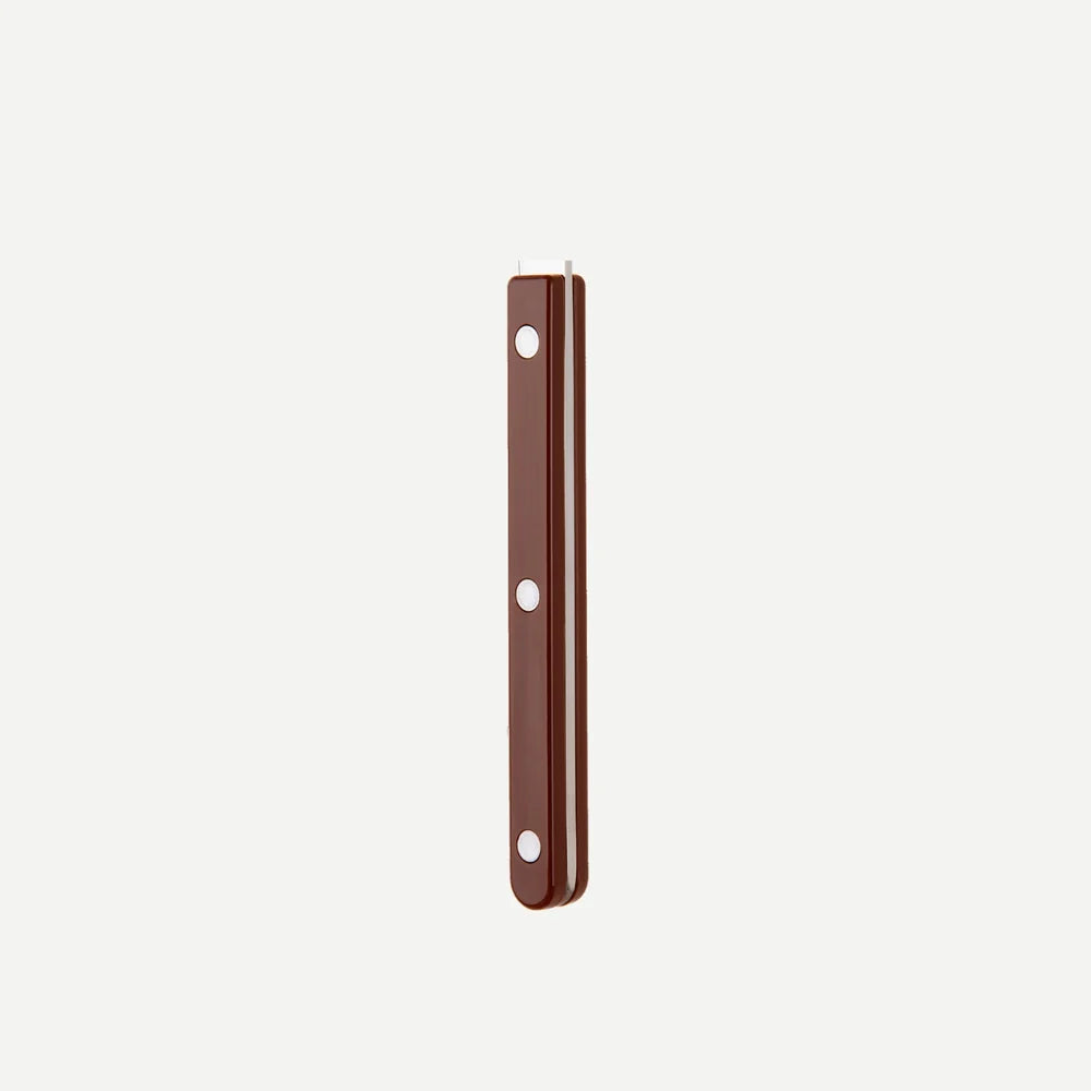 Sabre Dinner Fork Bistrot Solid in Chocolate and Shiny Finish