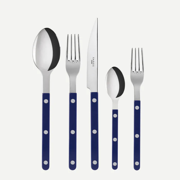 Sabre Flatware Set Shiny Bistrot in Navy Blue