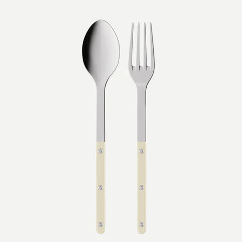Sabre Serving Set Bistrot Solid in Ivory and Shiny Finish