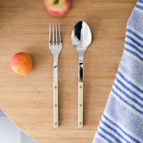 Sabre Serving Set Bistrot Solid in Ivory and Shiny Finish