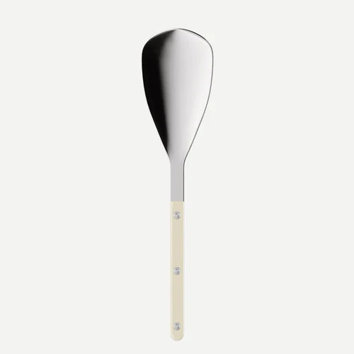 Sabre Rice Spoon Bistrot Solid in Ivory and Shiny Finish