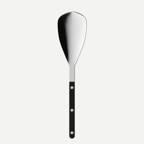 Sabre Rice Spoon Bistrot Solid in Black and Shiny Finish
