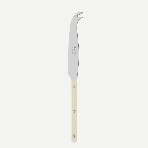 Sabre Cheese Knife Bistrot Solid in Ivory and Shiny Finish