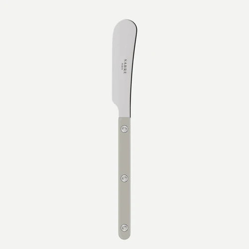 Sabre Butter Spreader Bistrot Solid in Grey and Shiny Finish