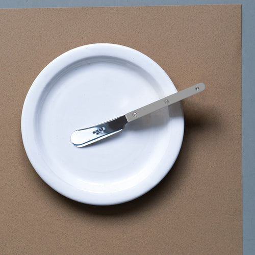 Sabre Butter Spreader Bistrot Solid in Grey and Shiny Finish