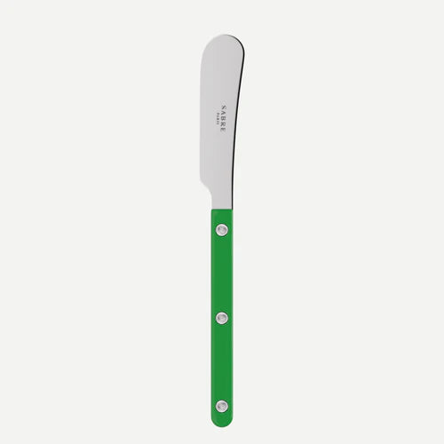 Sabre Butter Spreader Bistrot Solid in Garden Green and Shiny Finish