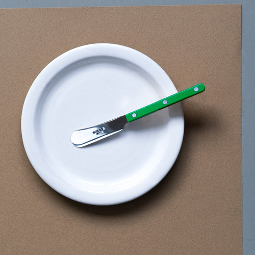 Sabre Butter Spreader Bistrot Solid in Garden Green and Shiny Finish