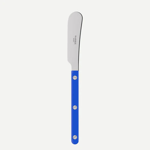 Sabre Butter Spreader Bistrot Solid in Lapis Blue and Shiny Finish