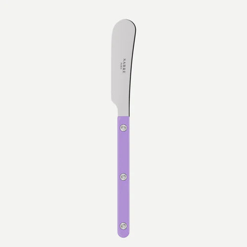 Sabre Butter Spreader Bistrot Solid in Purple and Shiny Finish