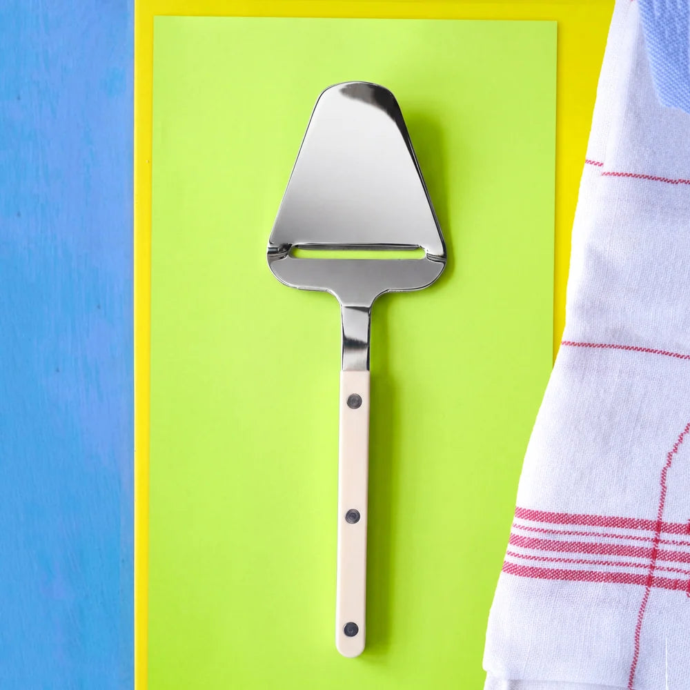 Sabre Cheese Slicer Bistrot Solid in Ivory and Shiny Finish