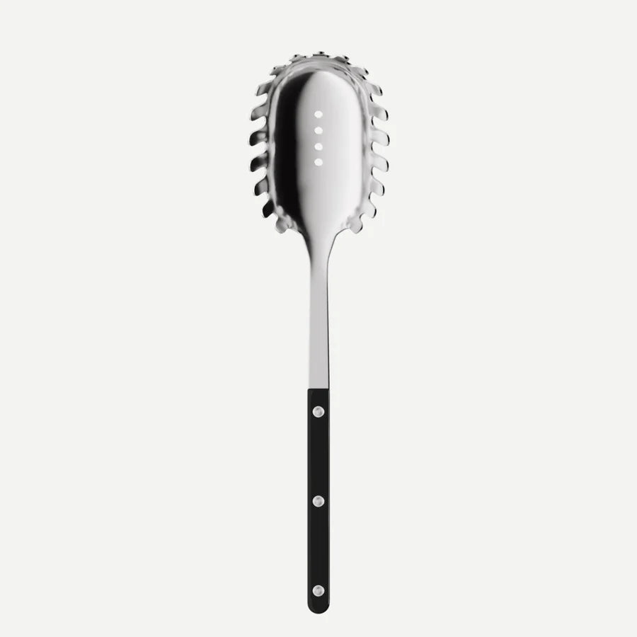 Sabre Spaghetti Spoon Bistrot Solid in Black and Shiny Finish