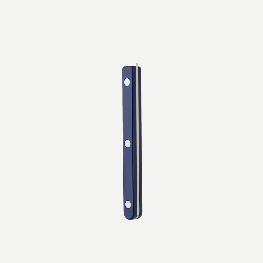 Sabre Spaghetti Spoon Bistrot Solid in Navy Blue and Shiny Finish