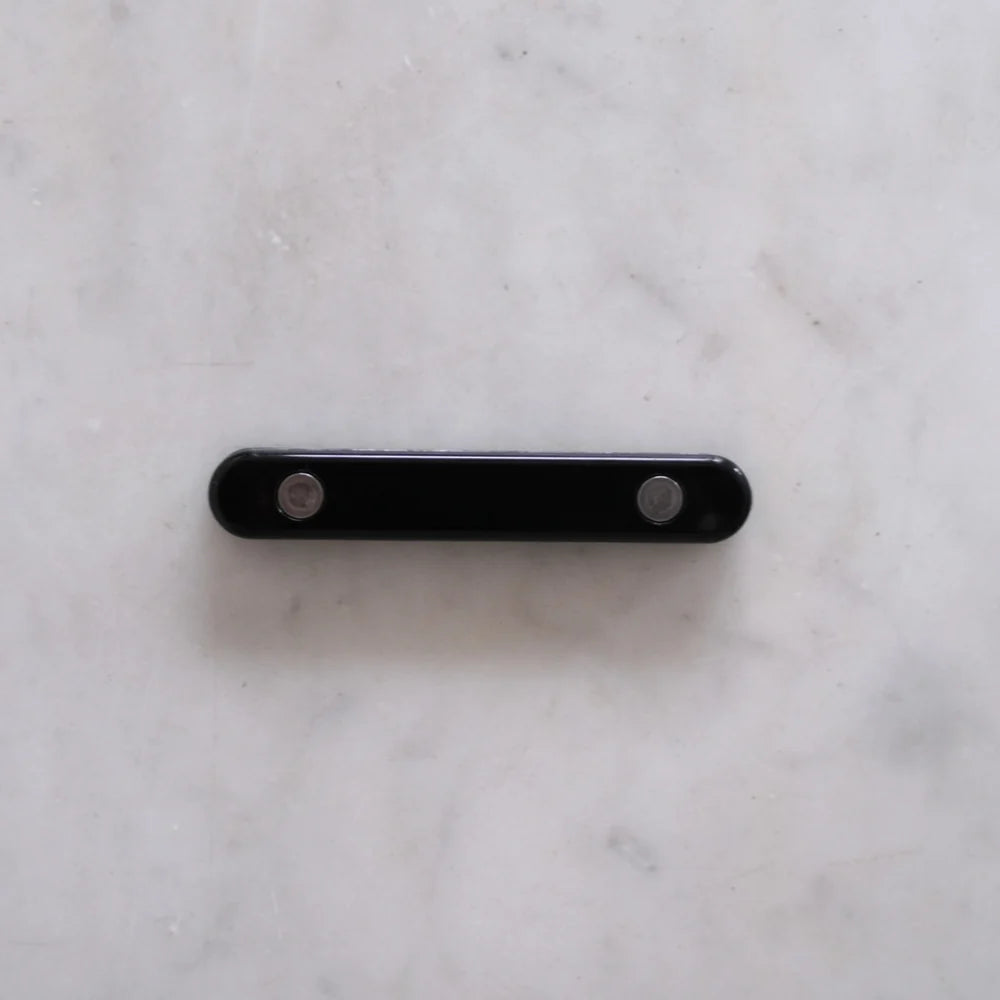 Sabre Pair of Chopsticks Rest Bistrot Solid in Black and Shiny Finish