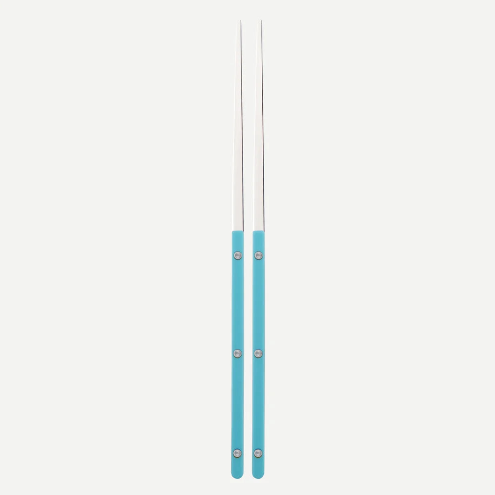 Sabre Pair of Chopsticks Bistrot Solid in Turquoise