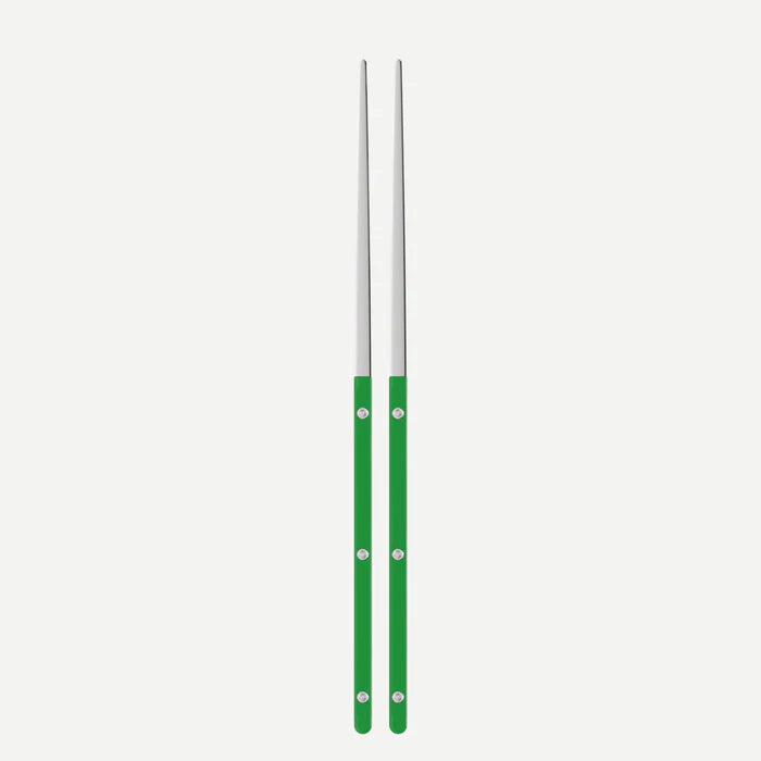 Sabre Pair of Chopsticks Bistrot Solid in Garden Green