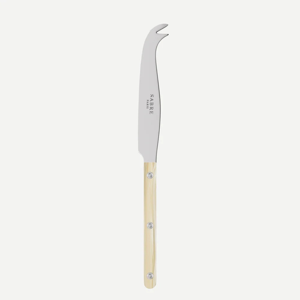 Sabre Cheese Knife Bistrot Horn in Horn and Shiny Finish