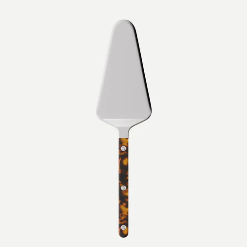 Sabre Tart Server Bistrot Tortoise in Tortoise and Shiny Finish