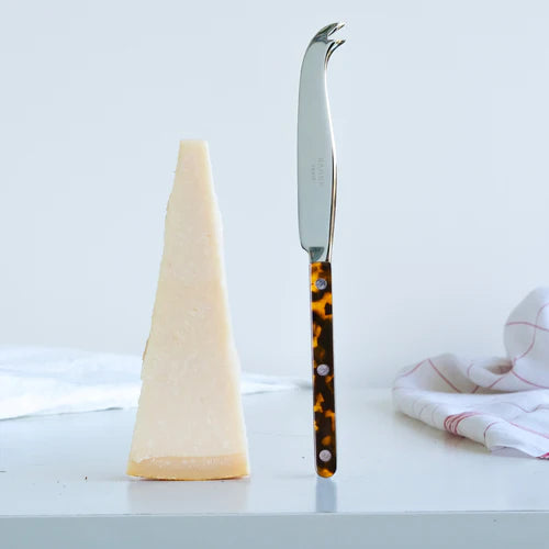 Sabre Cheese Knife Bistrot Tortoise in Tortoise and Shiny Finish