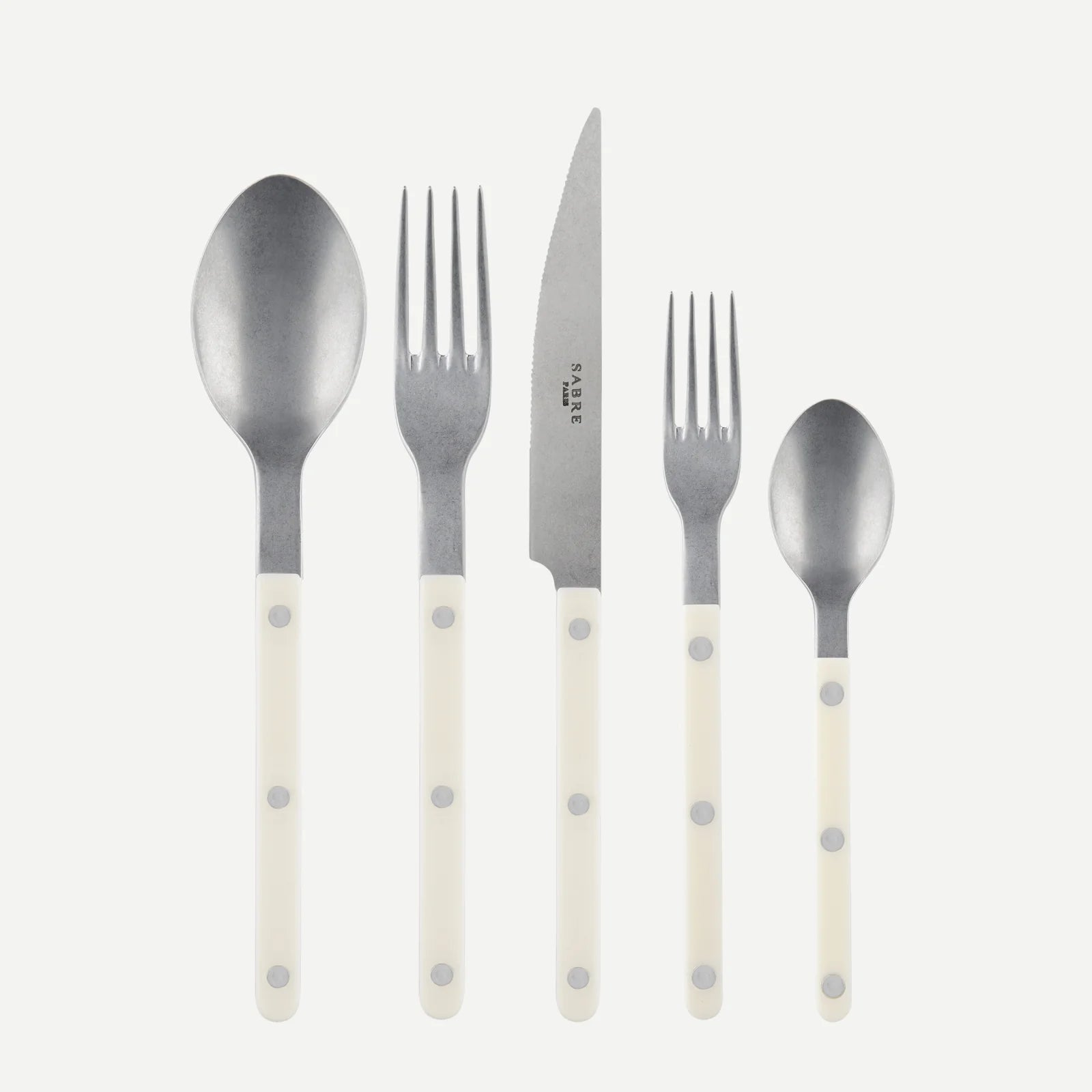 Sabre Flatware Set Vintage Bistrot in Ivory
