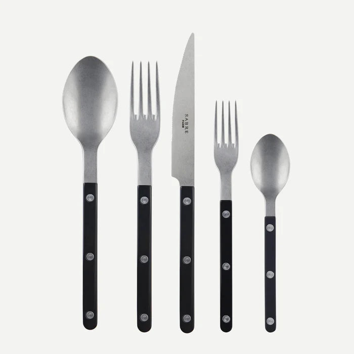 SABRE Flatware Set Vintage Bistrot in Black