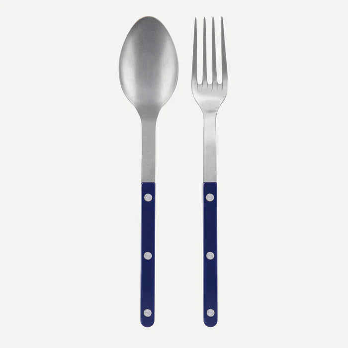 Sabre Serving Set Vintage Bistrot in Navy Blue