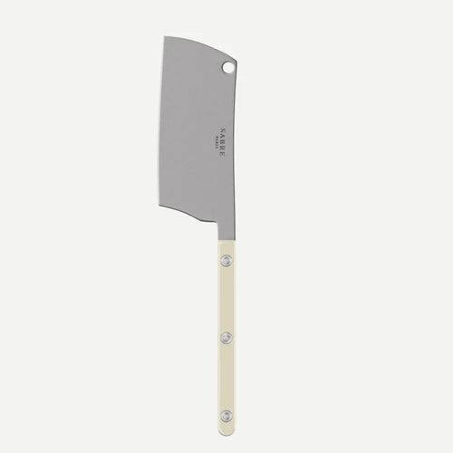 Sabre Cheese Cleaver Bistrot Solid in Ivory and Vintage Finish
