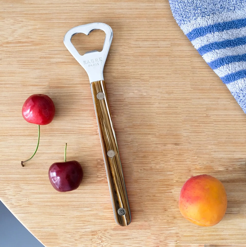 Sabre Bistrot Buffalo Bottle Opener in Buffalo and Shiny Finish